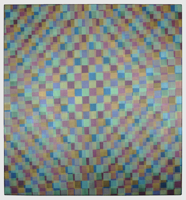 Comporellon. Acrylic on canvas. 1x1M